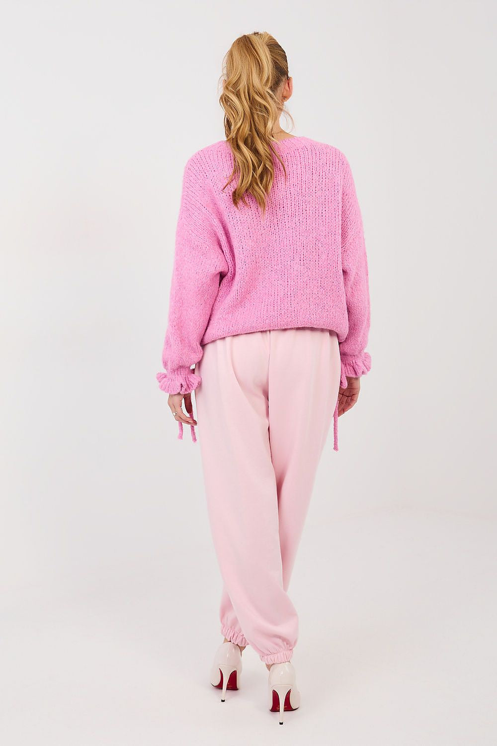 Pantaloni jogger in viscosa elasticizzata - 223748