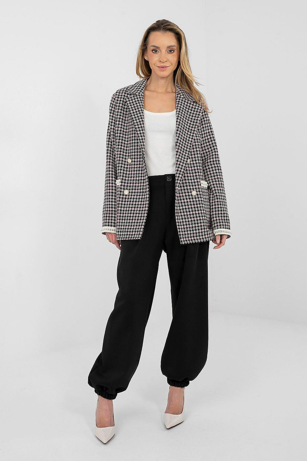 Pantaloni jogger in viscosa elasticizzata - 223748