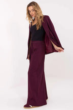 Pantaloni palazzo da donna eleganti gessati - 221425