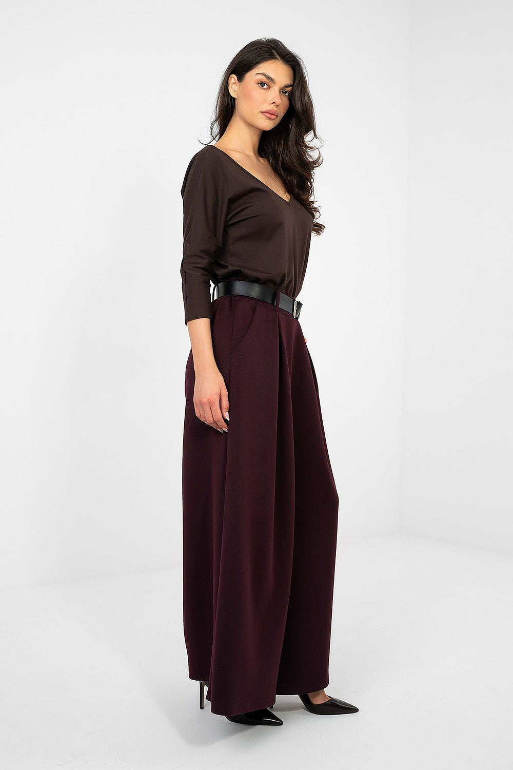 Pantaloni palazzo eleganti e confortevoli in viscosa