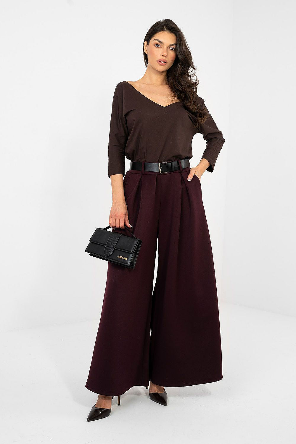 Pantaloni palazzo eleganti e confortevoli in viscosa