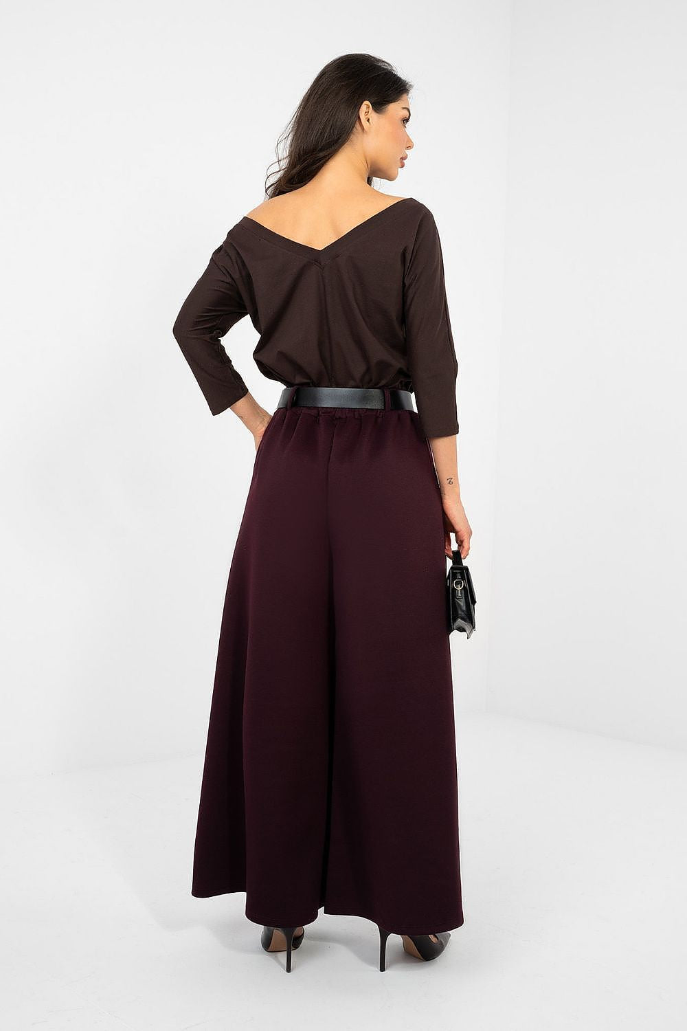 Pantaloni palazzo eleganti e confortevoli in viscosa