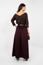 Pantaloni palazzo eleganti e confortevoli in viscosa