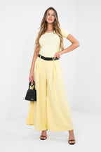 Pantaloni palazzo eleganti e confortevoli in viscosa