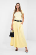 Giallo / Universale Pantaloni palazzo eleganti