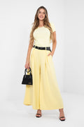 Giallo / Universale Pantaloni palazzo eleganti