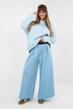 Azzurro / Universale Pantaloni palazzo eleganti