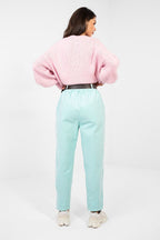 Pantaloni in velluto da donna taglio carrot - NANCY - 224381