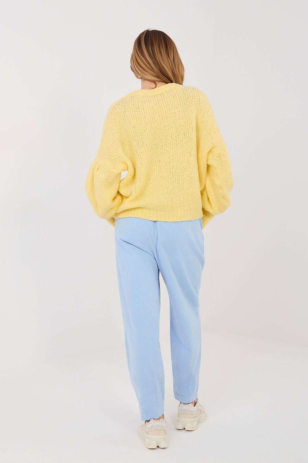 Pantaloni in velluto da donna taglio carrot - NANCY - 224381