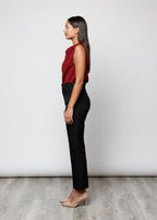 Pantaloni a vita alta - 009069