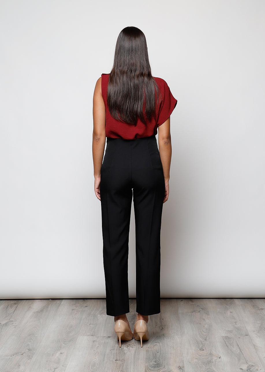 Pantaloni a vita alta - 009069