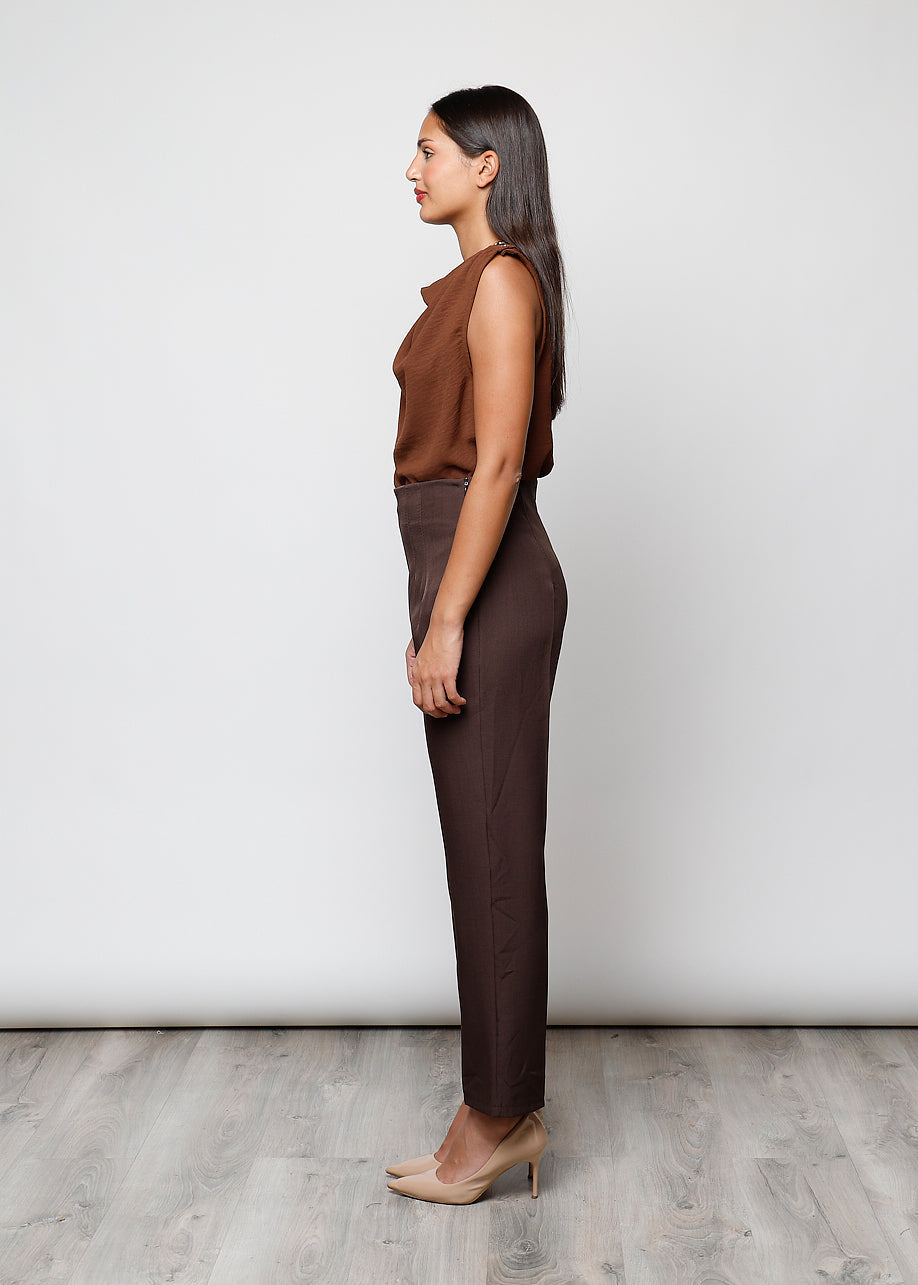 Pantaloni a vita alta - 009069