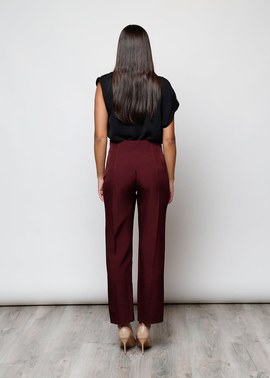 Pantaloni a vita alta - 009069