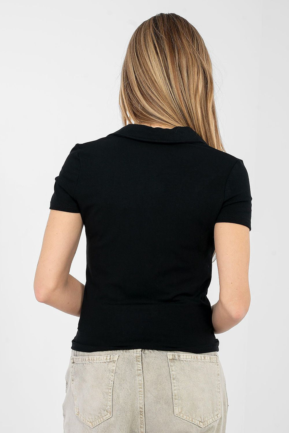 Polo in viscosa elasticizzata - JOSEPHINE - 224137