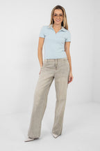 Polo in viscosa elasticizzata - JOSEPHINE - 224137