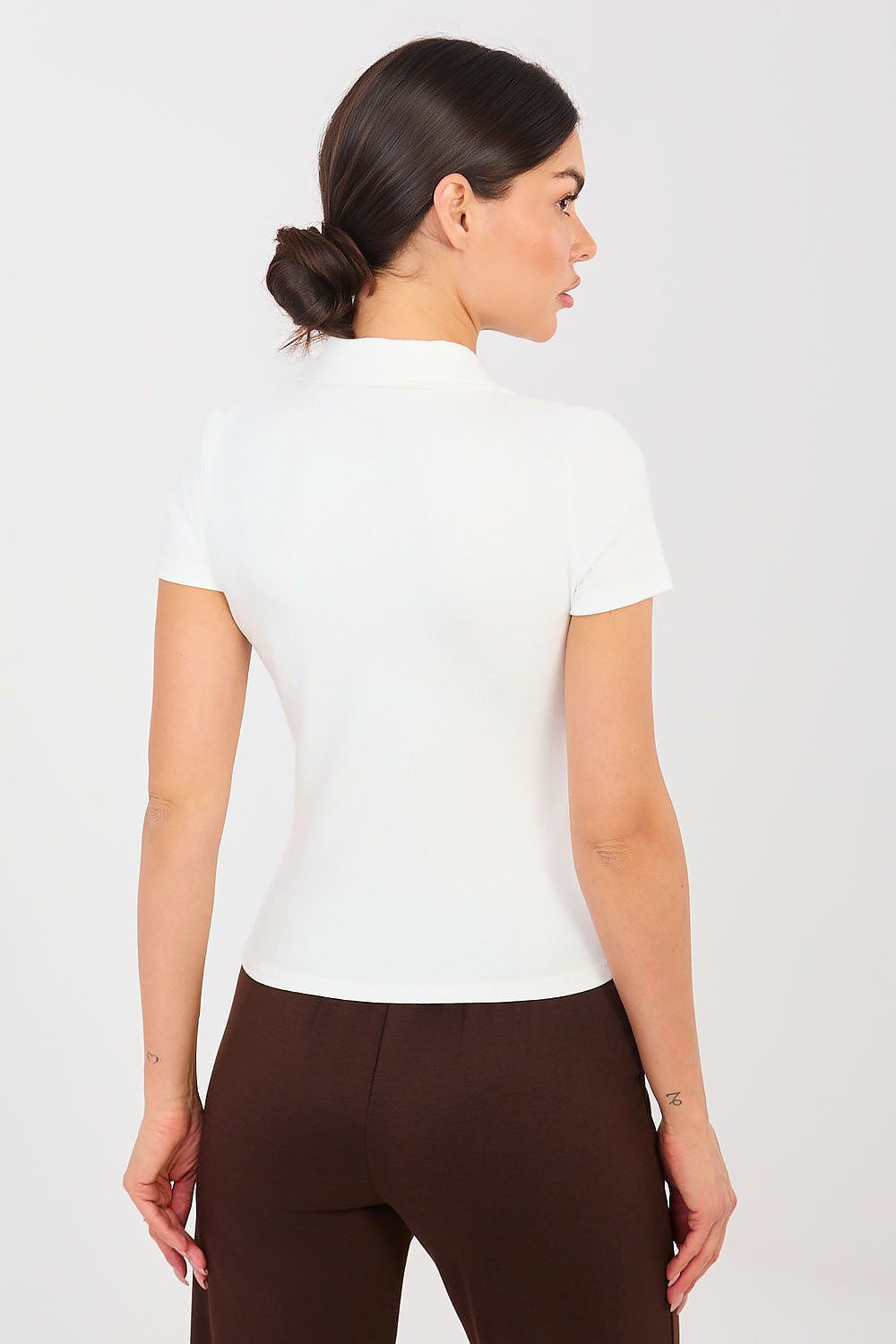 Polo in viscosa elasticizzata - JOSEPHINE - 224137