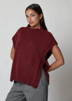Poncho in maglia - U6562
