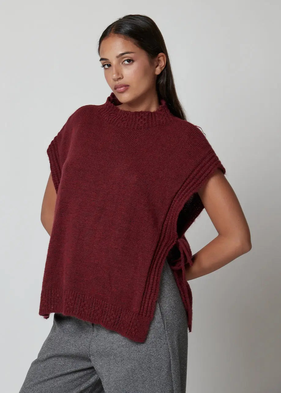 Poncho in maglia - U6562