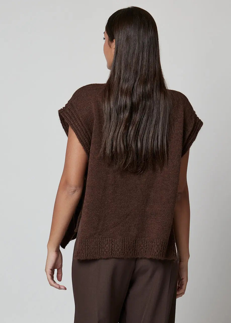 Poncho in maglia - U6562