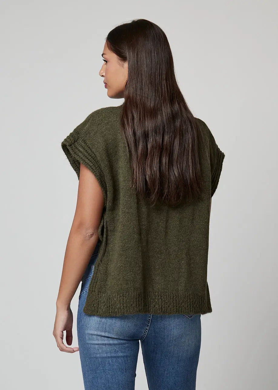 Poncho in maglia - U6562