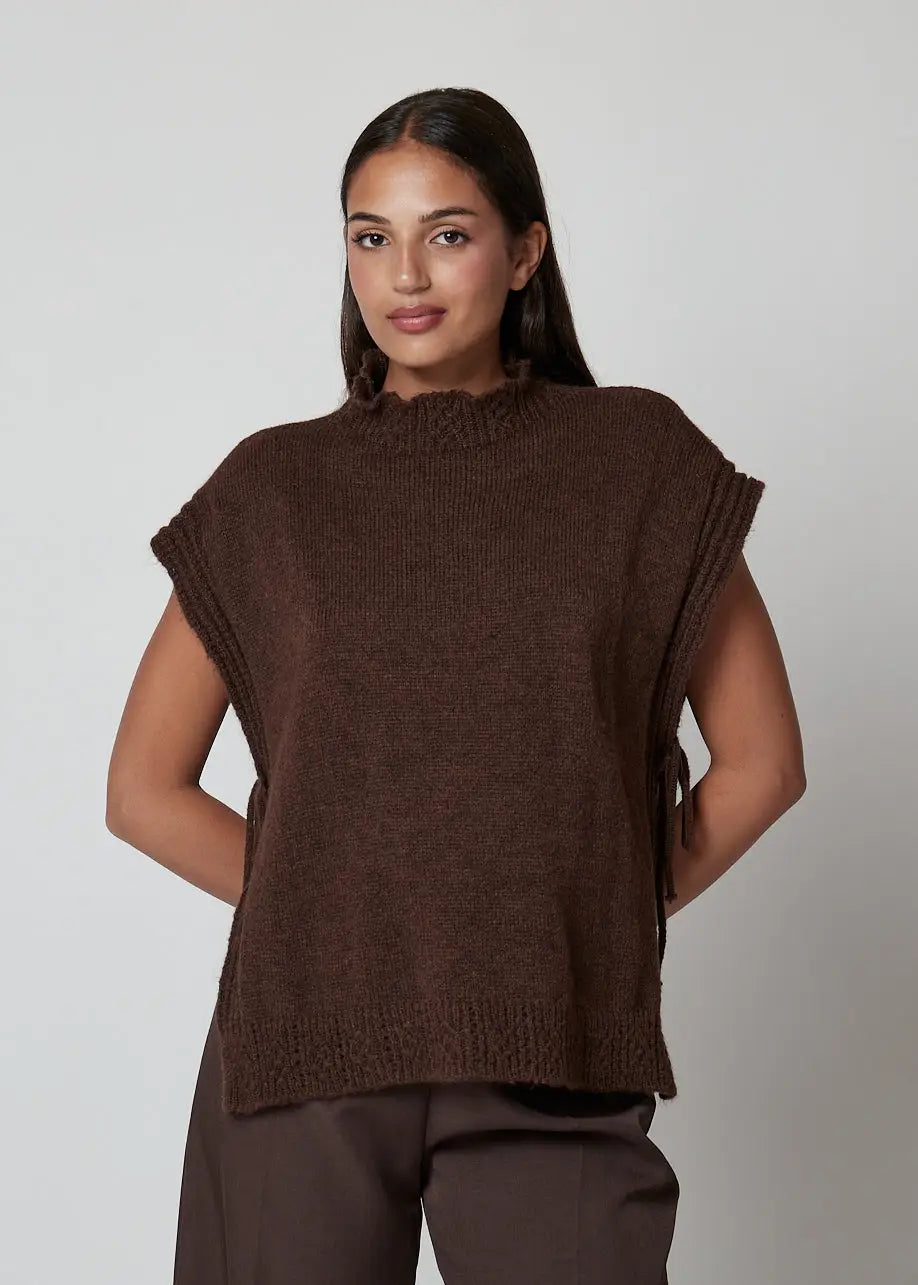 Poncho in maglia - U6562