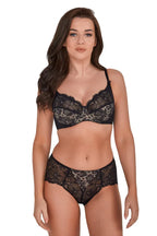 Reggiseno soft in pizzo - chantal - nero