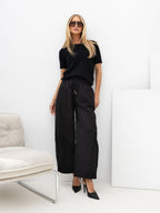 Sandra - Pantaloni Casual-Chic Balloon Fit a Vita Alta