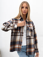 Serena - Sovraccamicia Oversize da Donna in Flanella
