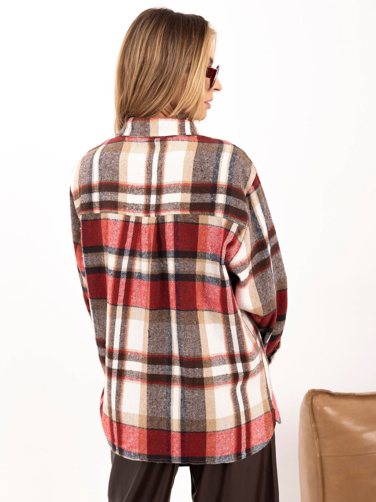Serena - Sovraccamicia Oversize da Donna in Flanella