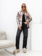 Serena - Sovraccamicia Oversize da Donna in Flanella