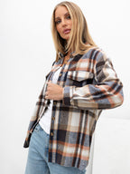 Serena - Sovraccamicia Oversize da Donna in Flanella