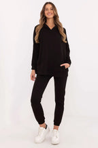 Set da donna composto felpa e pantaloni - 206124