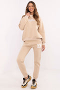 Beige / Taglia unica Set da donna composto una felpa