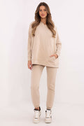 Beige / Taglia unica Set da donna composto felpa