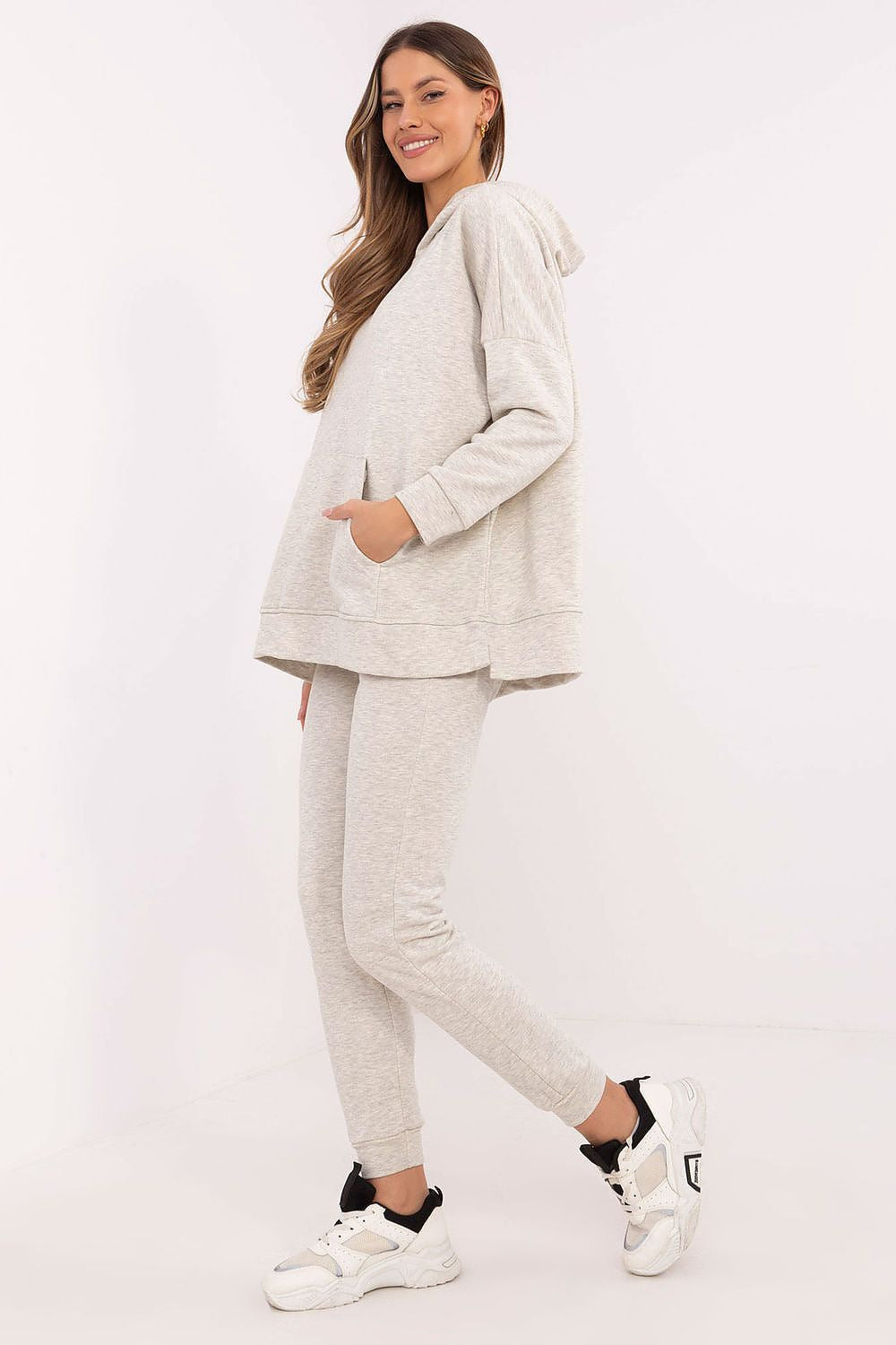 Set da donna composto felpa e pantaloni - 206124