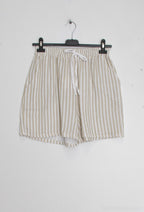 Pantaloncini rigati in cotone