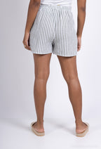 Pantaloncini rigati in cotone