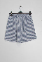 Pantaloncini rigati in cotone