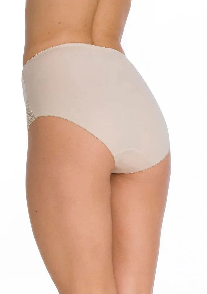 Slip da donna a vita alta in cotone elasticizzato | pack