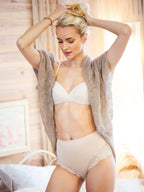 Slip da donna a vita alta in cotone elasticizzato | pack