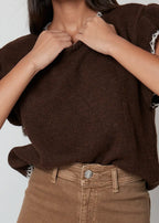 Smanicato in maglia con profili - 28U6567