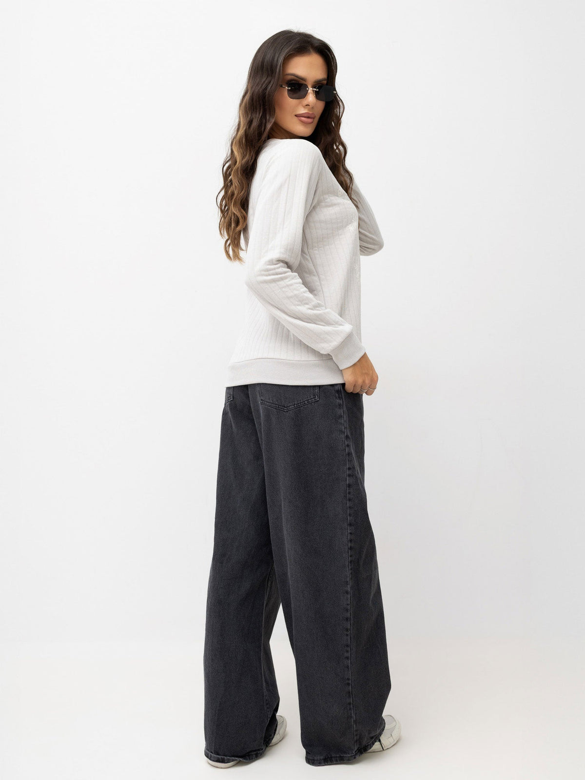 Suki - Felpa Casual da Donna Senza Cappuccio a Girocollo