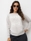 Suki - Felpa Casual da Donna Senza Cappuccio a Girocollo