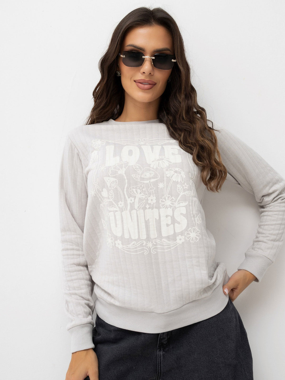 Suki - Felpa Casual da Donna Senza Cappuccio a Girocollo
