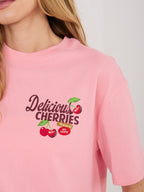 T-shirt in 100% Cotone con Stampa Grafica coloratissima
