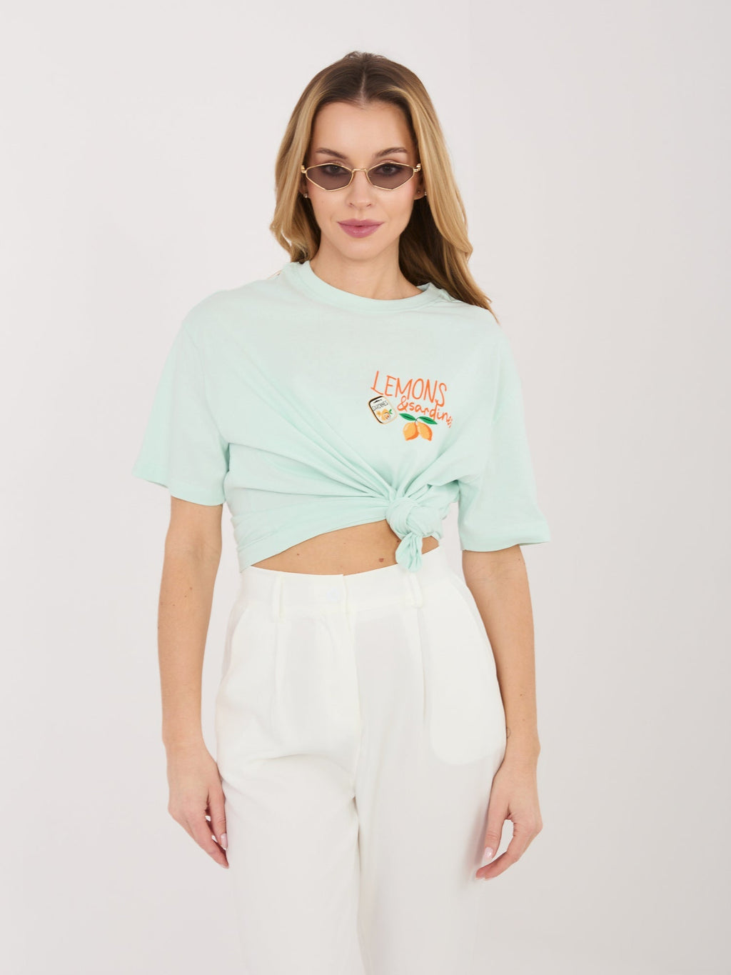 T-shirt in 100% Cotone con Stampa Grafica coloratissima