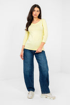 T-shirt basic dal taglio aderente in cotone elasticizzato