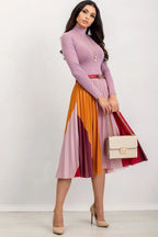 T-shirt collo alto in viscosa - 169841