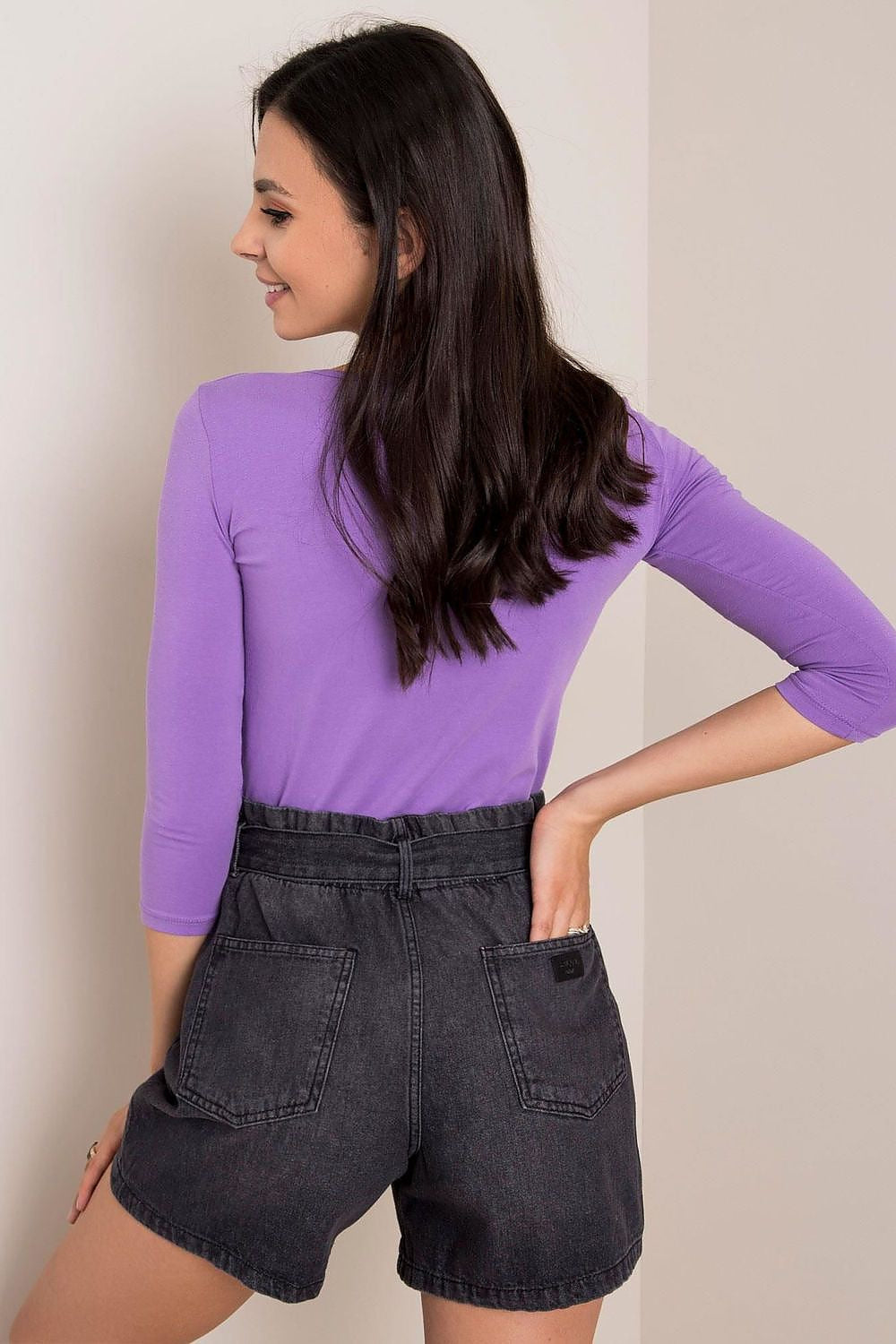 T-shirt in cotone manica 3/4 - 162856