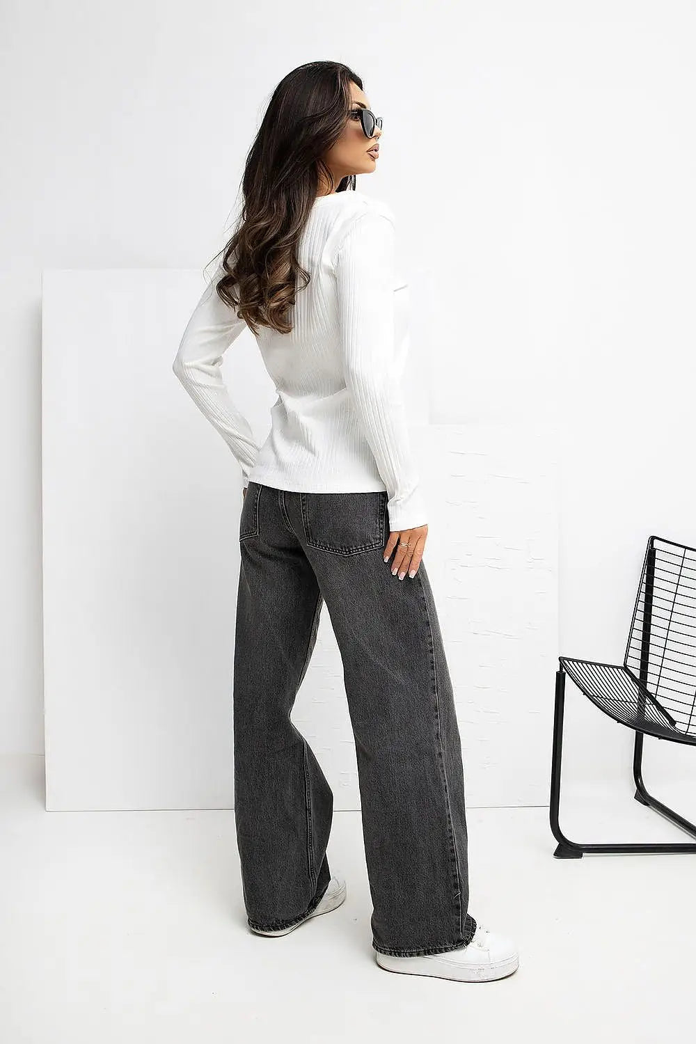 T-shirt da donna a V - 221819